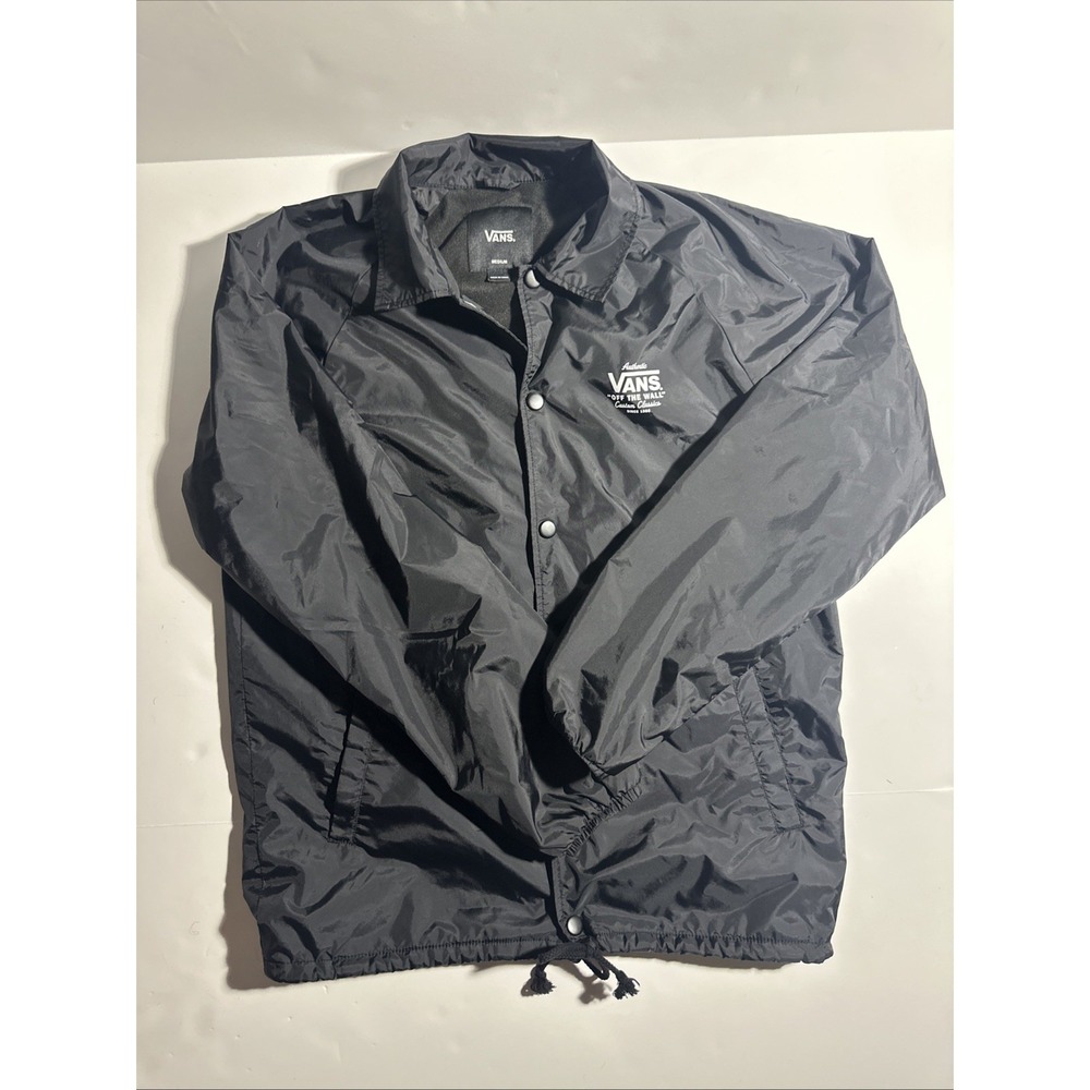 VANS Off The Wall Skate Windbreaker Jacket Medium Skater Streetwear Urban Style
